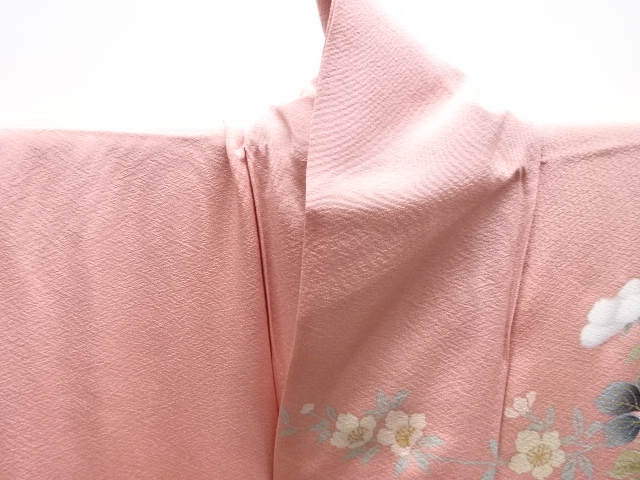  草花模様訪問着